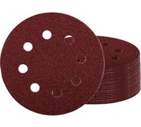 Einhell 492110 Papier abrasif pour ponceuse excentrique Grain 60 (Ø x H) 125 mm x 13 cm 50 pc(s)