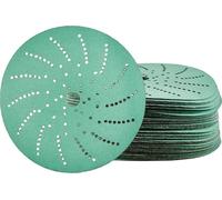 Einhell disque abrasif multi-trous, Ø 125 mm, grain 60, 50 pièces (fixation auto-agrippante, oxyde d’aluminium, 138 trous, trous de 2 mm, entraxe 65 mm, pour ponceuses excentriques)