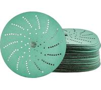 Einhell disque abrasif multi-trous, Ø 125 mm, grain 60, 50 pièces (fixation auto-agrippante, oxyde d’aluminium, 138 trous, trous de 2 mm, entraxe 65 mm, pour ponceuses excentriques)