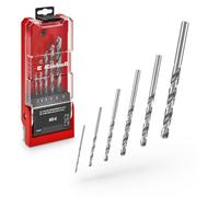 Einhell 6 pièces jeu de forets métal HSS-G, Ø 2-8 mm