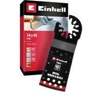 Einhell Lame de scie plongeante Original bi-métal 34x40 mm PTFE pour métal et bois