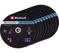 Einhell 711524 Jeu de disque à tronçonner 230 mm 10 pc(s) métal, acier inoxydable, acier, Tôle
