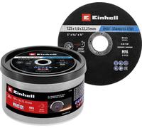 Einhell 711528 Jeu de disque à tronçonner 125 mm 50 pc(s) métal, acier inoxydable, acier, Tôle