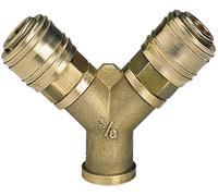 Einhell Accessoire Distributeur, filetage deux raccords rapides filetage femelle R 3/8"