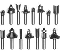 Einhell Accessoires pour défonceuses Jeu de fraises 8 mm 15 pcs.