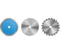 Einhell Accessoires pour mini-scies circulaires portatives Jeu de lames de scie, 85x10mm, 6 pcs.