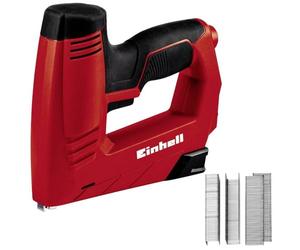 Einhell Agrafeuse électrique TC-EN 20 E (Dimensions agrafes: longueur 6-14 mm, largeur 11,4 mm, dimensions clous: longueur 14 mm, Livré avec 1000 agrafes et 500 clous)