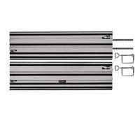 Einhell Aluminium Guide Rails 1000mm Avec 2 Connecteur Bars 2 Pinces EINPSGR1MX2