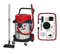Einhell Aspirateur de Chantier Te-VC 2350 SACL (1 600 W, Cuve 50L, Classe de poussières L, pour des poussières de valeurs MAK>1 MG/m³) Vendu avec Plusieurs Buses et filtres