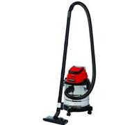 Einhell Aspirateur eaux et poussières sans fil TC-VC 18/20 Li S Système Power X-Change (18 V, Longueur du flexible : 1,5 m, Livré avec accessoires) VERSION SOLO LIVRE SANS BATTERIE NI CHARGEUR