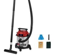 Einhell Aspirateur eaux et poussières TC-VC 1812/1 S (950W, 180 mbar, cuve de 12 l, sac collecteur de poussière et sac filtrant)