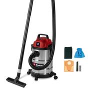 Einhell Aspirateur eaux et poussières TC-VC 2045 S – 900W, cuve inox 20L, 180mbar, filtres et buses