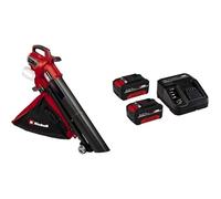 Einhell Aspirateur-souffleur de feuilles sans fil VENTURRO 36/240 Power X-Change (36 V, puissance d’aspiration 740 m³/h max, sac collecteur 45 L, jusqu’à 240 km/h) + Chargeur et 2 Batteries 3,0Ah