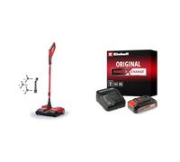 Einhell Balai sans fil TE-FS 18 Li-Solo Power X-Change (18 V, brosse cylindrique de largeur 250 mm, languette de nettoyage, sans sac, lampe LED, avec accessoires) avec Chargeur et Batterie 2,5Ah