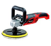 Einhell CC-PO 1100/2E Polisseuse et ponceuse auto (230 V, puissance 1100 W, oscillations par min. 1000-3500, diam. plateau 18 cm, bonnet coton, bonnet synthétique et 3 feuilles abrasives)