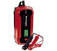 Einhell Chargeur de batterie CE-BC 10 M – 6 A, pour tous types de batteries – Rouge/Noir