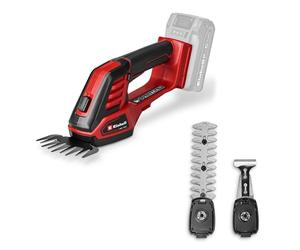 Einhell Cisaille à Gazon 3en1 sans Fil GE-CG 18/100 Li 3-en-1 | PXC | 18 V | lame à gazon 100 mm | lame taille-buissons 200 mm | accessoire griffe | sans batterie