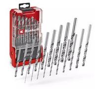 Einhell Coffret forets HSS-G Silver - 19 pièces - Ø1-10mm - acier rapide - affûtage précis - tige cylindrique G