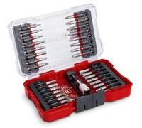 Original Einhell M-CASE Set de 33 embouts (pour visseuse sans fil et perceuse avec embouts de 50 mm en acier S2, porte-embouts à changement rapide en acier au carbone, boîte de rangement incluse)