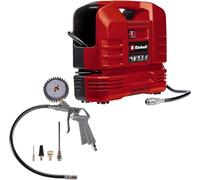 Einhell Compresseur d'air sans cuve TC-AC 190 OF Set 1 100 W, 8 bar, manomètre et 3 adaptateurs