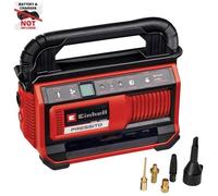 Einhell Compresseur hybride PRESSITO 18/25 Hybrid PXC (18V, kit de 3 adaptateurs inclus) Livré sans Batterie ni Chargeur