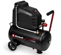 Einhell Compresseur TC-AC 190/24/8 I OF (1 100 W, 8 bar max., cuve de 24 l, capacité de pompage de 190 l/min, sans lubrification, sans maintenance, manomètre, réducteur de pression)
