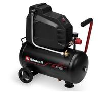 Einhell Compresseur TC-AC 190/24/8 I OF (1100 W, 8 bar max., cuve de 24 l, capacité de pompage de 190 l/min, sans lubrification)