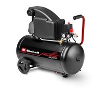 Einhell Compresseur TC-AC 270/50/10 (1800 W, max. 10 bars, cuve de 50 L, lubrifié à l’huile, manomètre pour la pression de service et pression de la cuve, débit d’air 270 L/min, réducteur de pression)