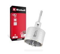 Einhell Couronne Trépan SDS 82mmSB (évacuation des poussières, foret pilote, filetage M22, dents carbure, emmanchement SDS-Plus)