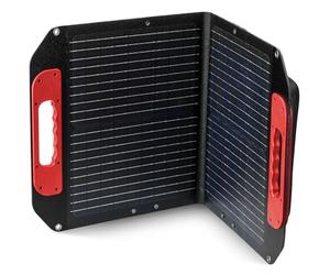 Einhell d’origine Panneau solaire 40 W (panneau solaire portable, 40 W, pliable, pour le camping et le plein air, accessoire pour station électrique sans fil Einhell, avec 1x XT60 et 1x câble USB-C)