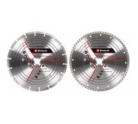 EINHELL Disque diamant turbo, Ø 230 x 22,23 x 1,8mm, lot de 2, Disque de coupe