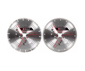 EINHELL Disque diamant turbo, Ø 230 x 22,23 x 1,8mm, lot de 2, Disque de coupe
