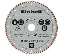 Einhell Disque diamanté TURBO 200x25,4 mm pour carrelage 4301175