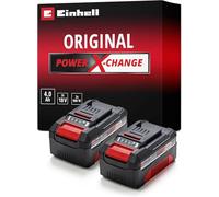 Original Einhell Système à double batterie 4,0 Ah Twinpack Power X-Change (Li-Ion, 18V, 2x 4,0 Ah, adapté à tous les appareils PXC, gestion proactive de la batterie, cycles de charge adaptés à l'état)