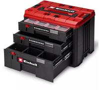 Einhell Mallette à tiroirs E-Case 41,5×25×28 cm, charge utile max. 60 kg, 2×5,5+1×12,5 cm, poignée