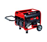 Einhell Groupe électrogène (à essence) TC-PG 65/E5 (puissance continue de 3,2 kW à 230 V et de 3,6 kW à 400 V, courant nominal de 13 A à 230 V, réservoir de 25 L pour essence Super E5)
