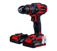 Einhell Perceuse-visseuse à percussion TE-CD 18/40 Li-ion 18V 40Nm 2x2Ah 64 accessoires
