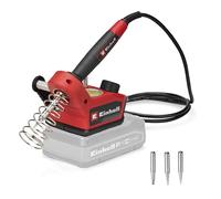 Einhell Fer à souder sans fil TE-SI 18/480 Li E-Solo Power X-Change (18 V, 200-480 °C, pour brasage tendre, écran LCD, avec 2 pannes pointues, 1 panne plate & étain)
