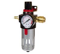 Einhell Filtre-régulateur de pression R 3/8" pour compresseur d'air (manomètre intégré, air comprimé propre et sec, jusqu’à 8 bar)