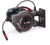 Einhell Enrouleur de tuyau sans fil GE-HR 18/30-1 Li-Solo Power X-Change (18 V, mécanisme d’enroulement automatique, pivote jusqu’à 180°, tuyau d’arrosage 30 m et buse de pulvérisation, sans batterie)