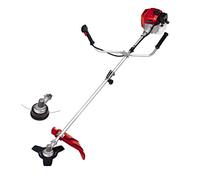 Einhell GH-BC 43 AS Débroussailleuse thermique (Puissance de 1,25 kW, Moteur 2 Temps à Faibles vibrations, Lame à 3 Dents, Bobine double Fil à Avance automatique) Rouge