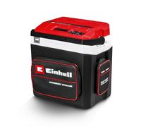 Einhell Glacière portable sans fil TE-COL 18/27 Li-Solo Power X-Change (18 V, 27 l, refroidit et maintient au chaud, mode hybride 12 V pour la voiture et 230 V sur secteur, avec poches, sans batterie)