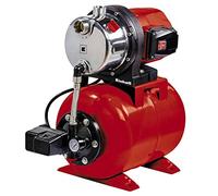 Einhell Hauswasserwerk GC-WW 1046 N (1050 W, débit max. 4600 L/h, pression de refoulement max. 4,8 bar, pressostat, manomètre, réservoir 20 L), acier inoxydable