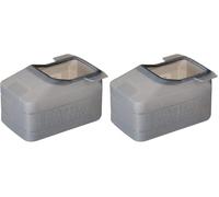 Einhell Housse de protection pour batterie 18V Power X-Change (protège de la poussière/de l’humidité/des projections d’eau, pour HYPRESSO, etc...) (Lot de 2)