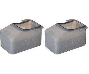 Einhell Housse de protection pour batterie 18V Power X-Change (protège de la poussière/de l’humidité/des projections d’eau, pour HYPRESSO, etc...) (Lot de 2)