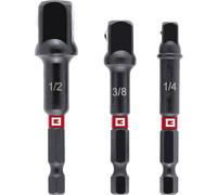 Einhell Impact 134215 Set d'adaptateurs d'embouts Propulseur 1/4, 3/8, 1/2 135