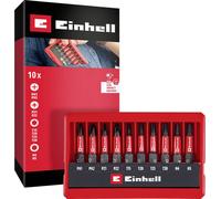 Einhell Impact Bit Taschenbox 10tlg 118653 Jeu d'embouts 1/4\ (6.3 mm), PH, PZ, TORX, hexagonal