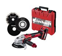 Einhell Jouet Meuleuse d'angle sans fil Axxio 41767 avec batterie remplaçable et disques abrasifs mobiles
