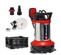 Einhell Kit d'Inondation GE-DP 7535 N LL ECO (750 W, débit de refoulement max. 18 500 l/h) avec Tuyau 10m et caisse de transport