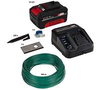 Einhell Kit d'installation 800m² pour Robot-Tondeuse FREELEXO (Jusqu'à 800m², 3 Lames, 210m câble périphérique) Livré avec Batterie 3,0Ah et Chargeur